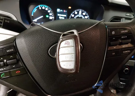 2016 Hyundai Sonata Hybrid Se из США, поврежденный, VIN KMHE24L10GA010796